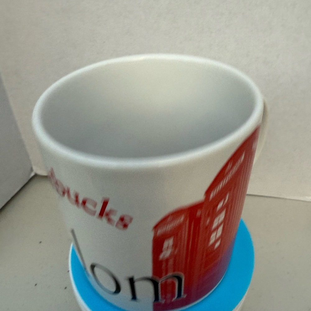 Starbucks Red and White London Mug